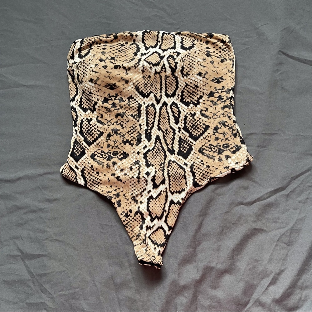 🚨SOLD🚨 Revamped Animal Print Bodysuit